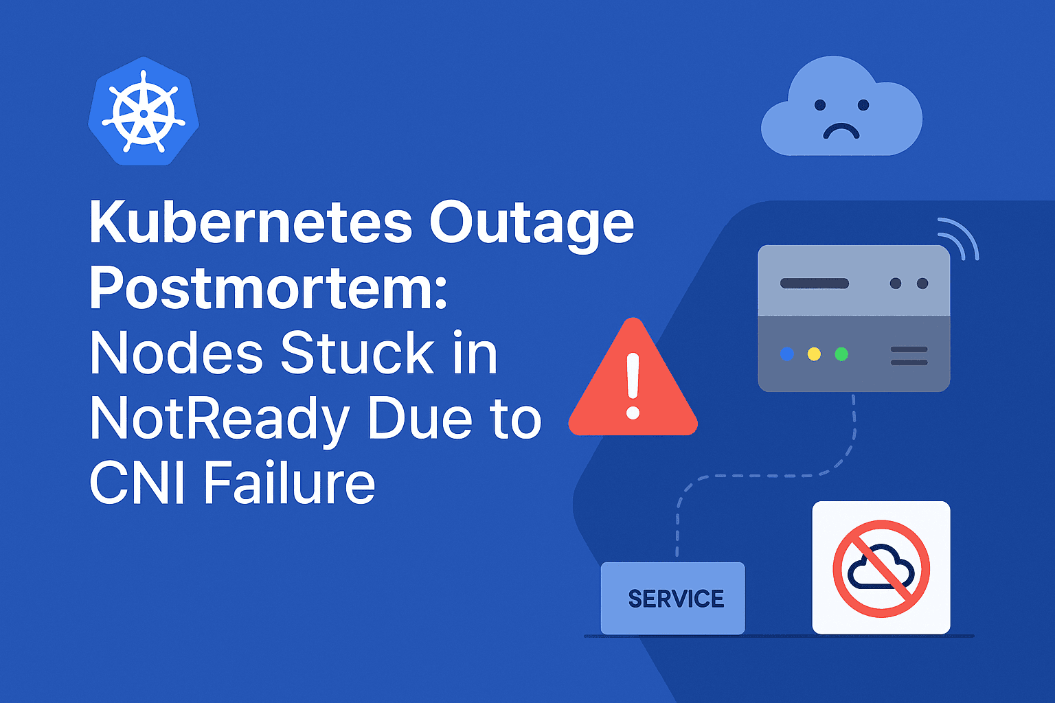 Kubernetes Outage Postmortem: Nodes Stuck in NotReady Due to CNI Failure