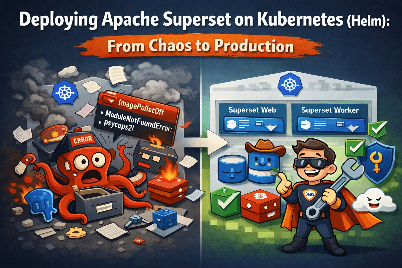 Deploying Apache Superset on Kubernetes (Helm): From Chaos to Production
